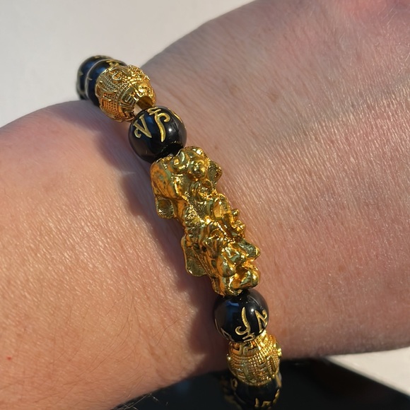 Feng Shui Jewelry Feng Shui Buddhist Bead Bracelet Obsidian Bead Poshmark